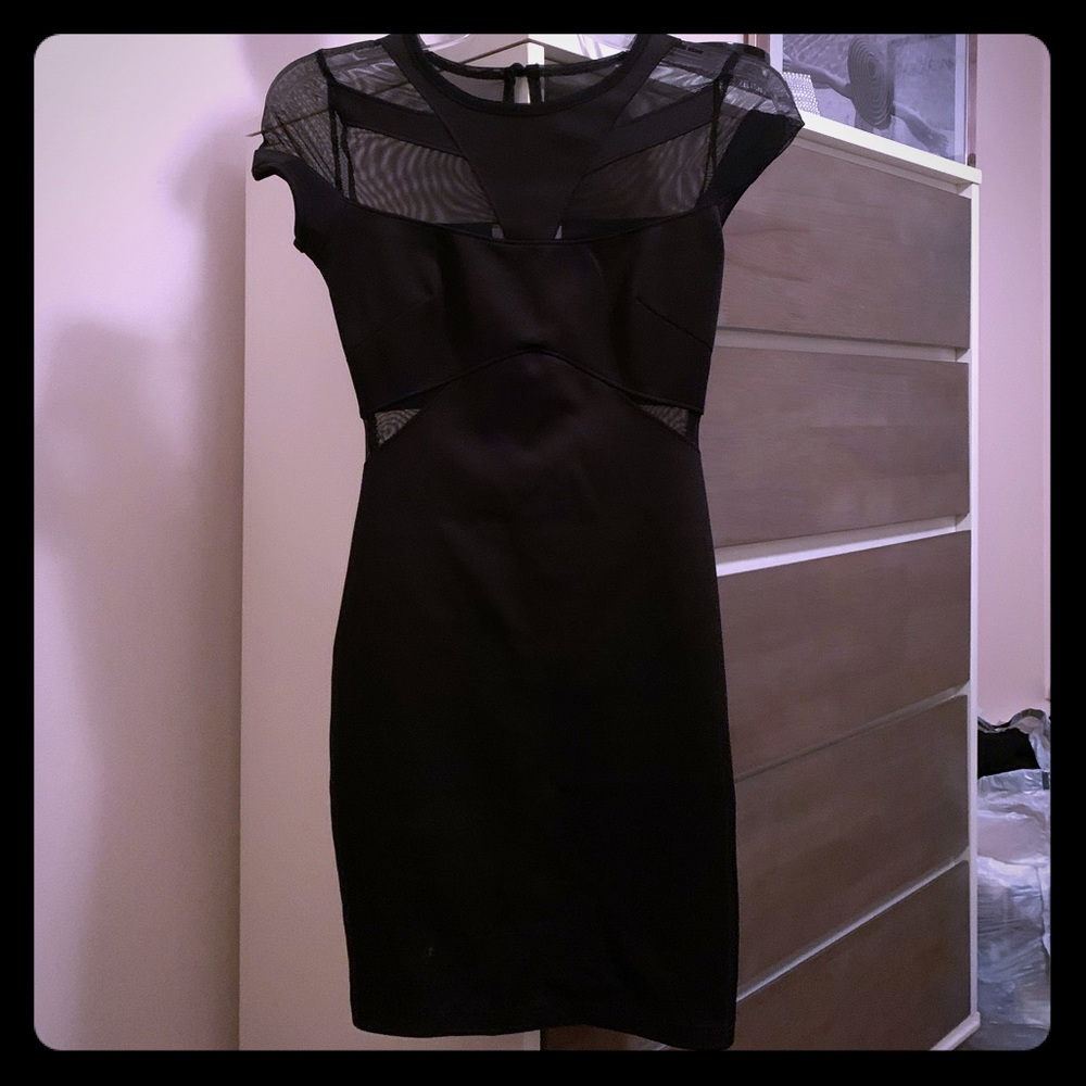 LBD Bodycon with all the right mesh cut outs!